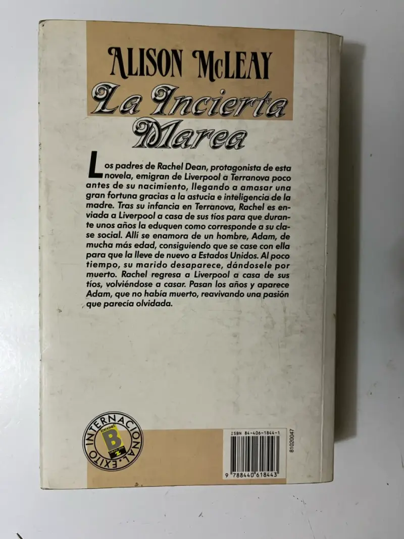 Libro 'La Incierta Marea' de Alison McLeay - 3