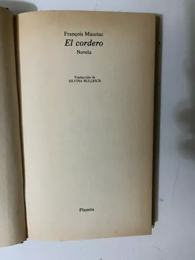 Libro 'El Cordero' de François Mauriac - miniatura 2