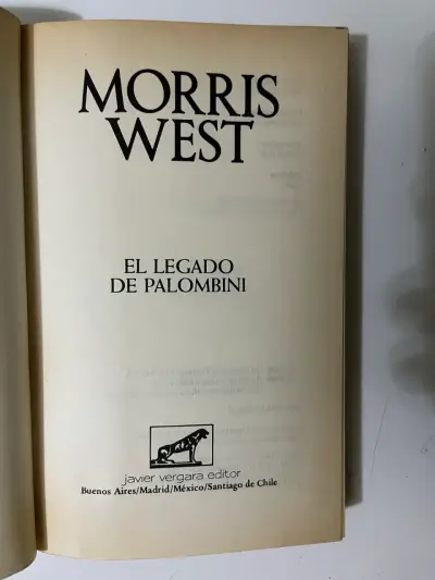 Libro 'El Legado de Palombini' de Morris West - miniatura 2