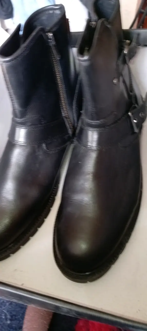Botines de cuero negro Marquis talla 42 - 3