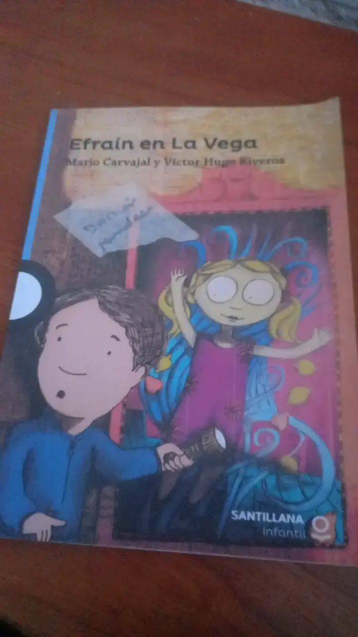 Libro infantil 'Efraín en La Vega' de Santillana