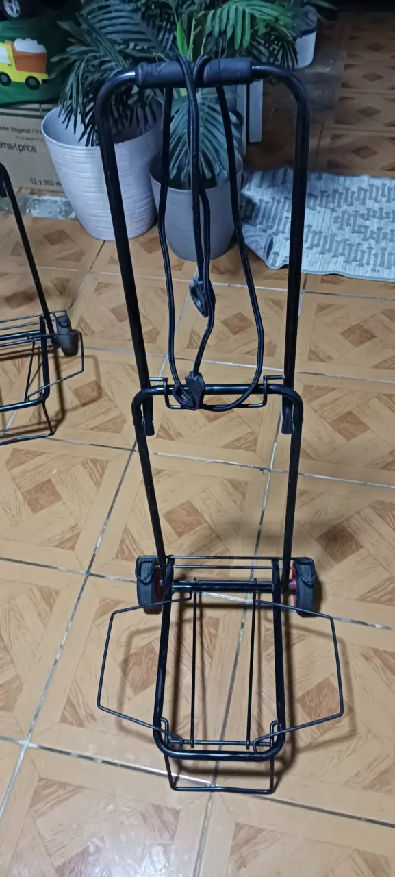 Carro de Compras Plegable Negro