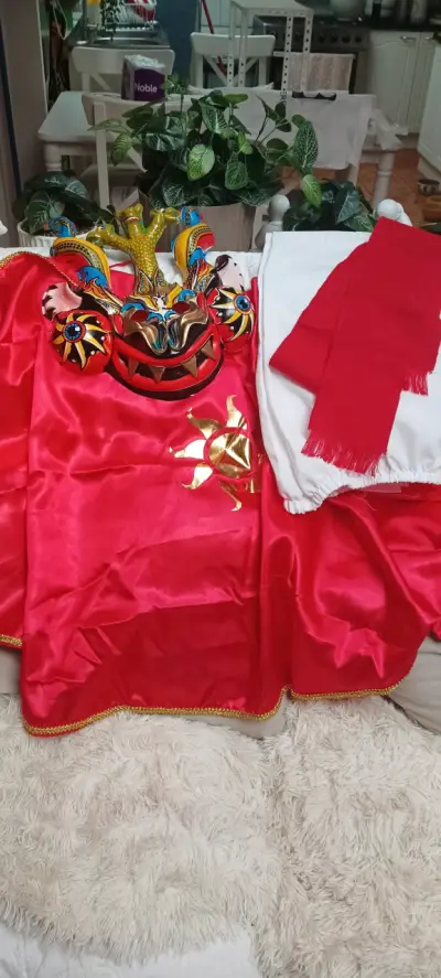 Disfraz de Diablada con Máscara Colorida - miniatura 1