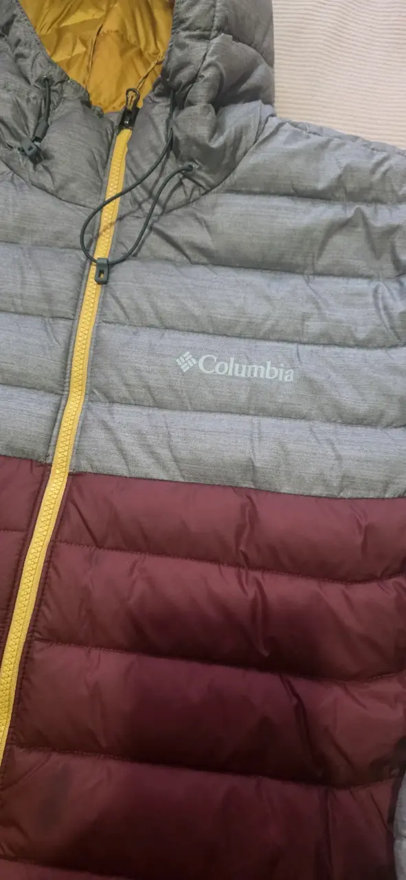 Chaqueta Columbia acolchada bicolor con capucha - 2