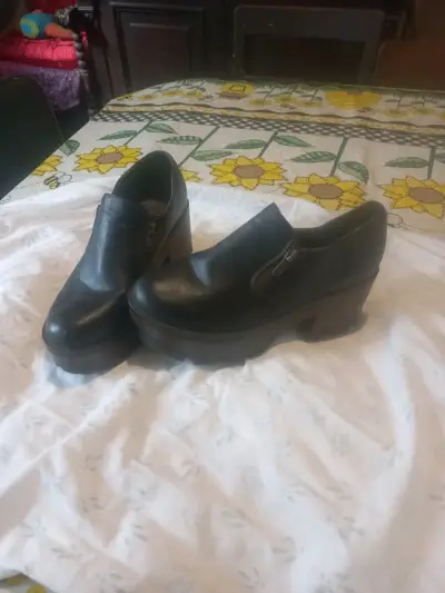 Zapatillas altas a cuadros blanco y negro - miniatura 5