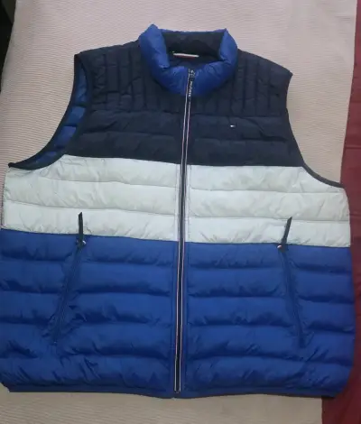Chaqueta acolchada tricolor para hombre - miniatura 1