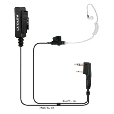 Auricular de seguridad Retevis con micrófono y PTT - miniatura 3