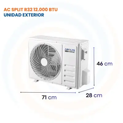 Aire Acondicionado Split Muro Airolite 12ATI R32 - miniatura 2