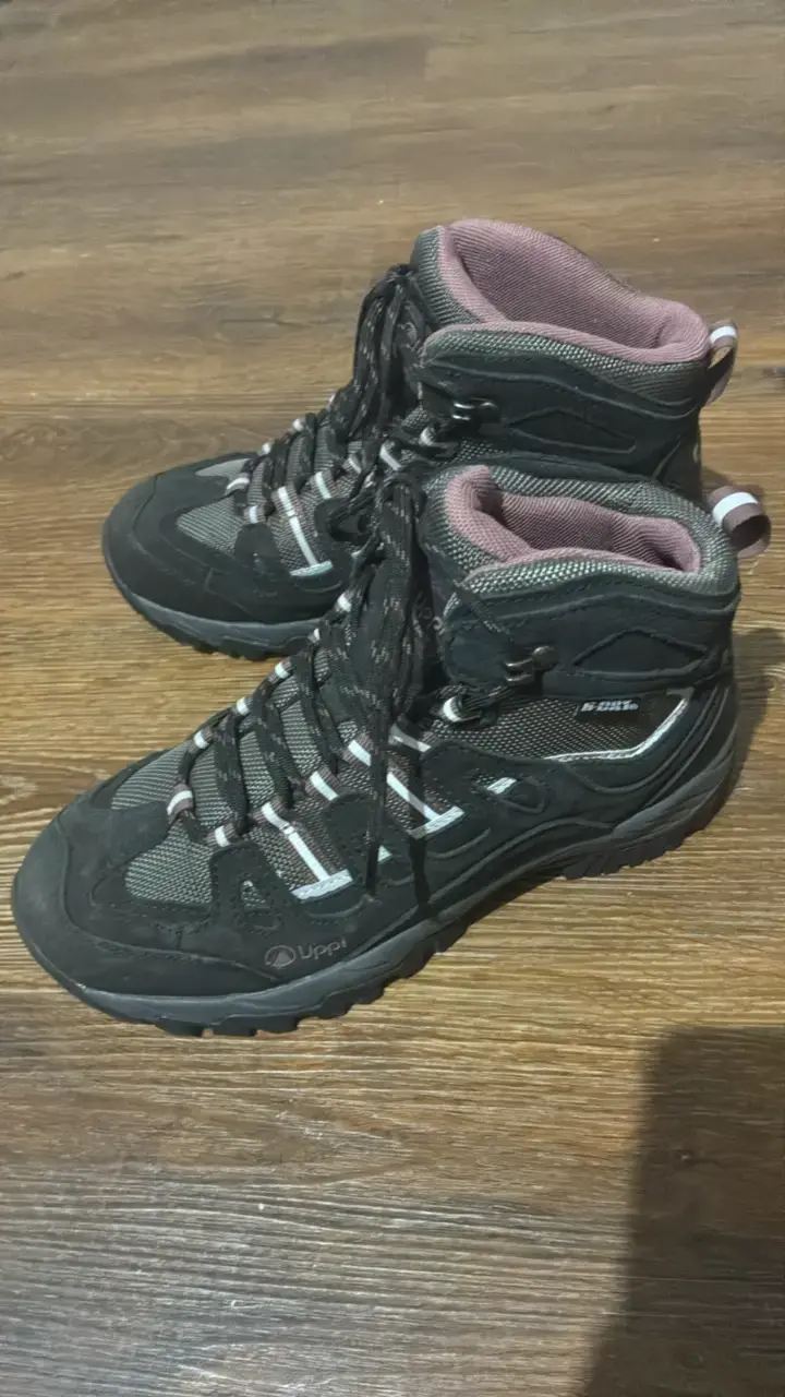 Botas de trekking lippi morado y negro - 3