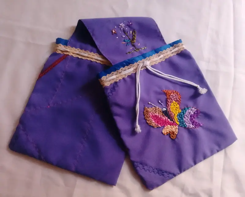 Bolsa de tela para el Mate color Violeta - 1