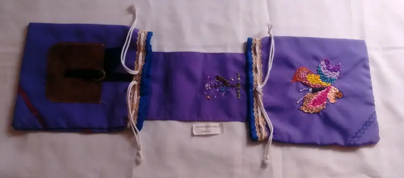 Bolsa de tela para el Mate color Violeta - 3