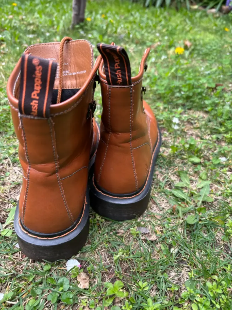 Botas de cuero marrón Hush Puppies modelo Nydia - 5