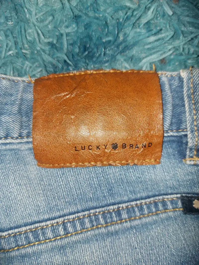 Falda de mezclilla Lucky Brand con volantes - 3
