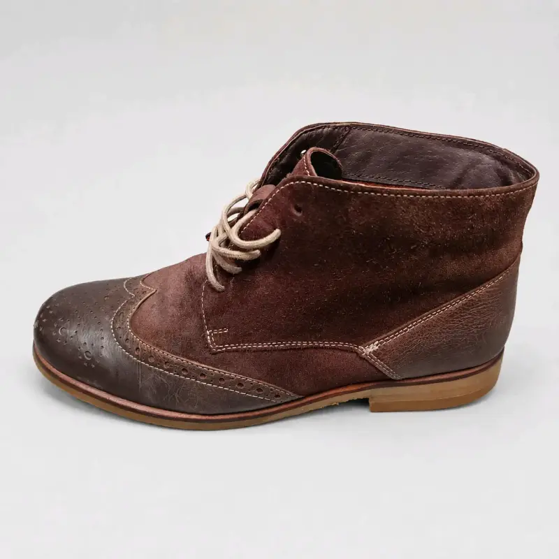 Botin GUANTE cuero de hombre, TALLA 39 - USA 7.5 - 1