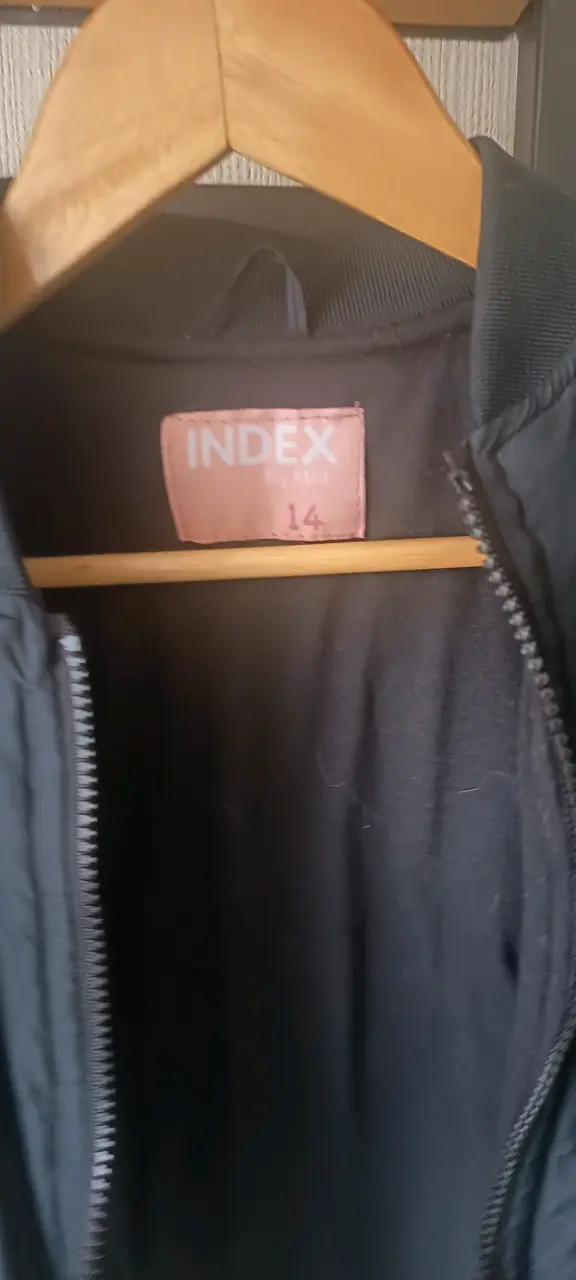 Chaqueta negra para niña Index talla 14 - 2