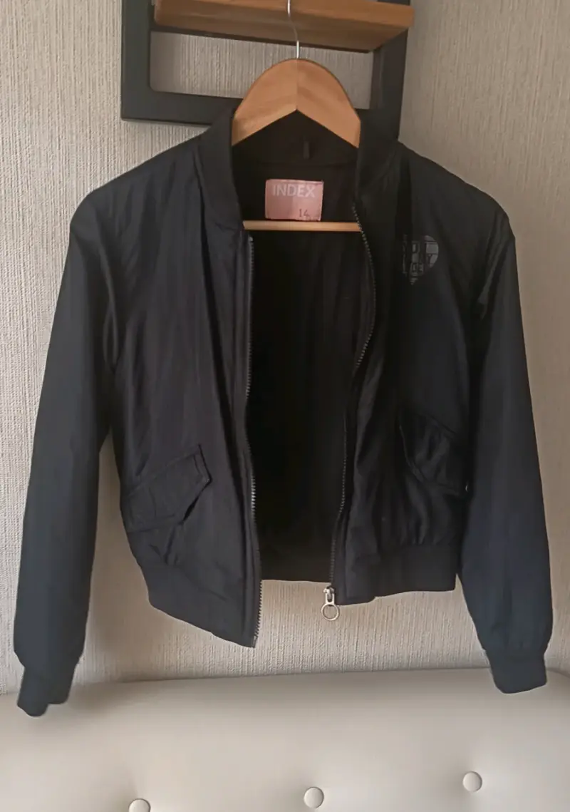 Chaqueta negra para niña Index talla 14 - 3
