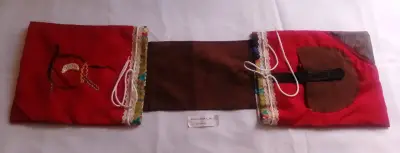 Bolsa de tela para el Mate, color rojo. - miniatura 3