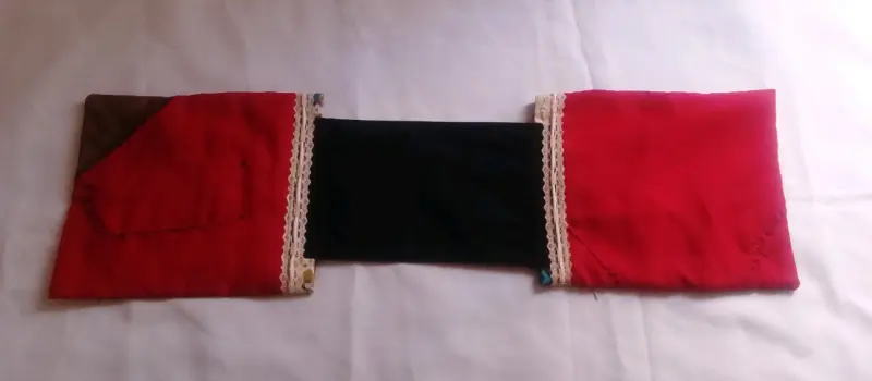 Bolsa de tela para el Mate, color rojo. - 4