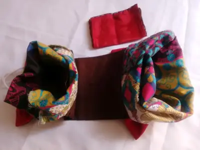 Bolsa de tela para el Mate, color rojo. - miniatura 5