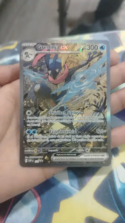 Carta Pokémon Greninja EX holográfica - miniatura 1