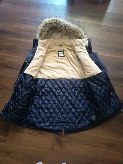Parka azul con capucha desmontable H&M - miniatura 2