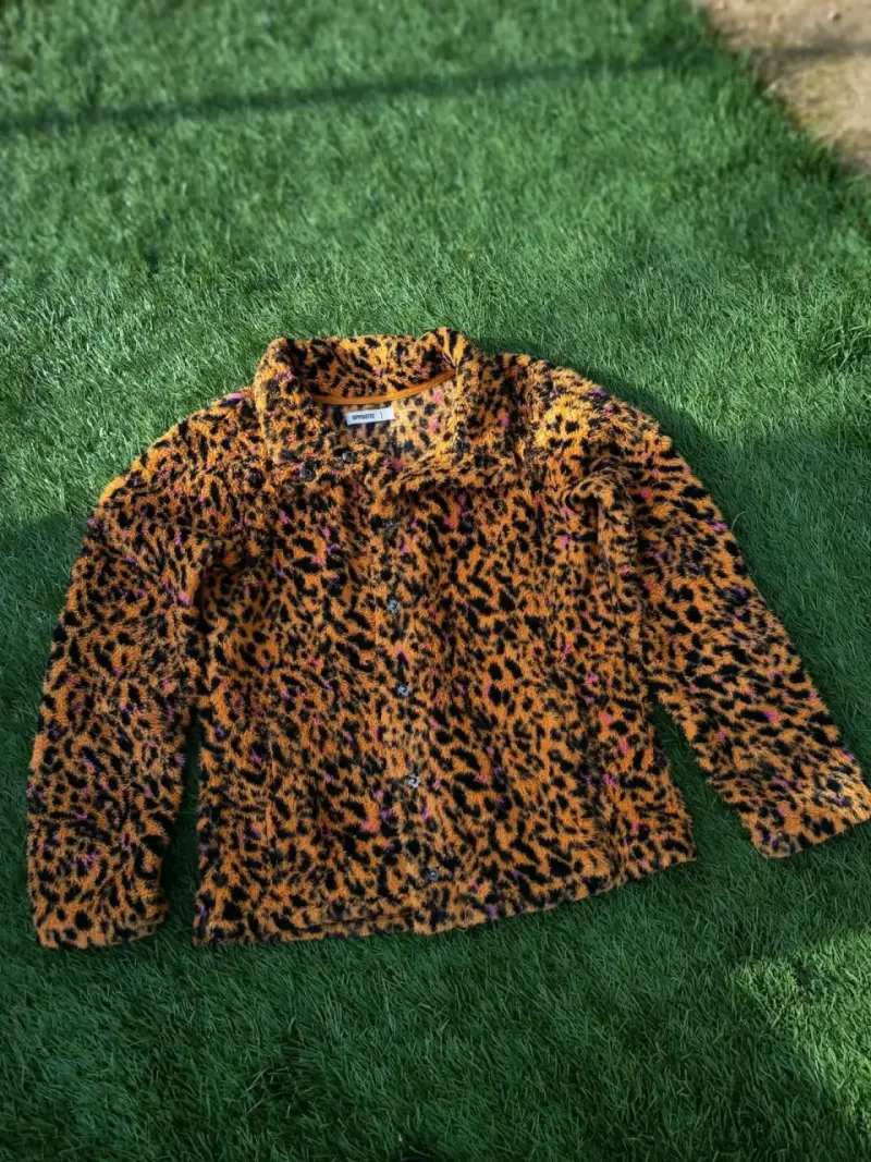Chaqueta de leopardo para mujer talla L