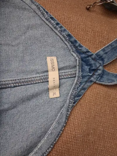Jardinera de mezclilla denim talla XL - miniatura 2