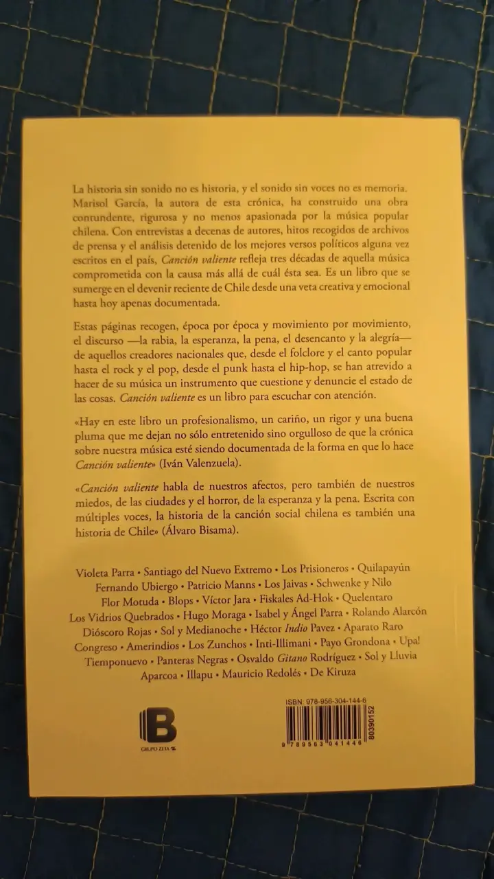Libro Canción Valiente de Marisol García - 2