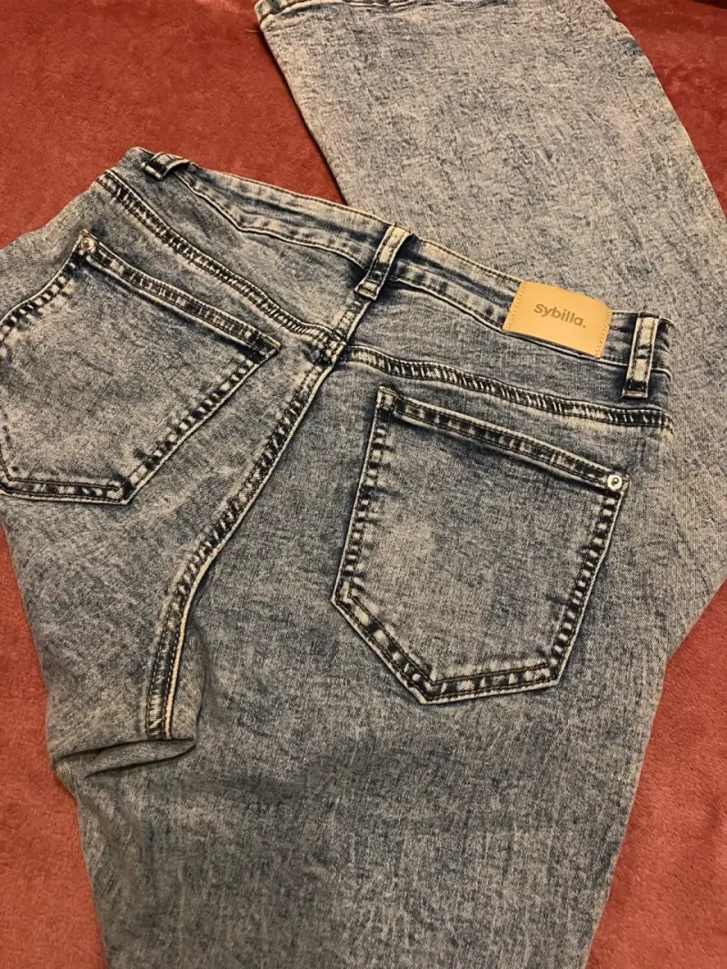 Jeans de mezclilla azul claro Sybilla - 2