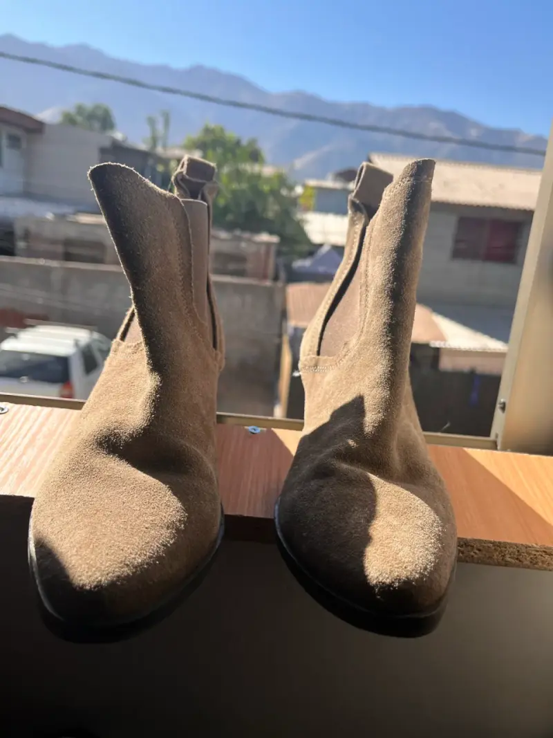 Botines de gamuza marrón para mujer - 2