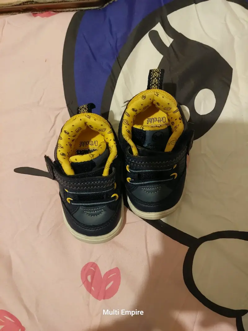 Zapatillas para niños Ortholite azul y amarillo - 1
