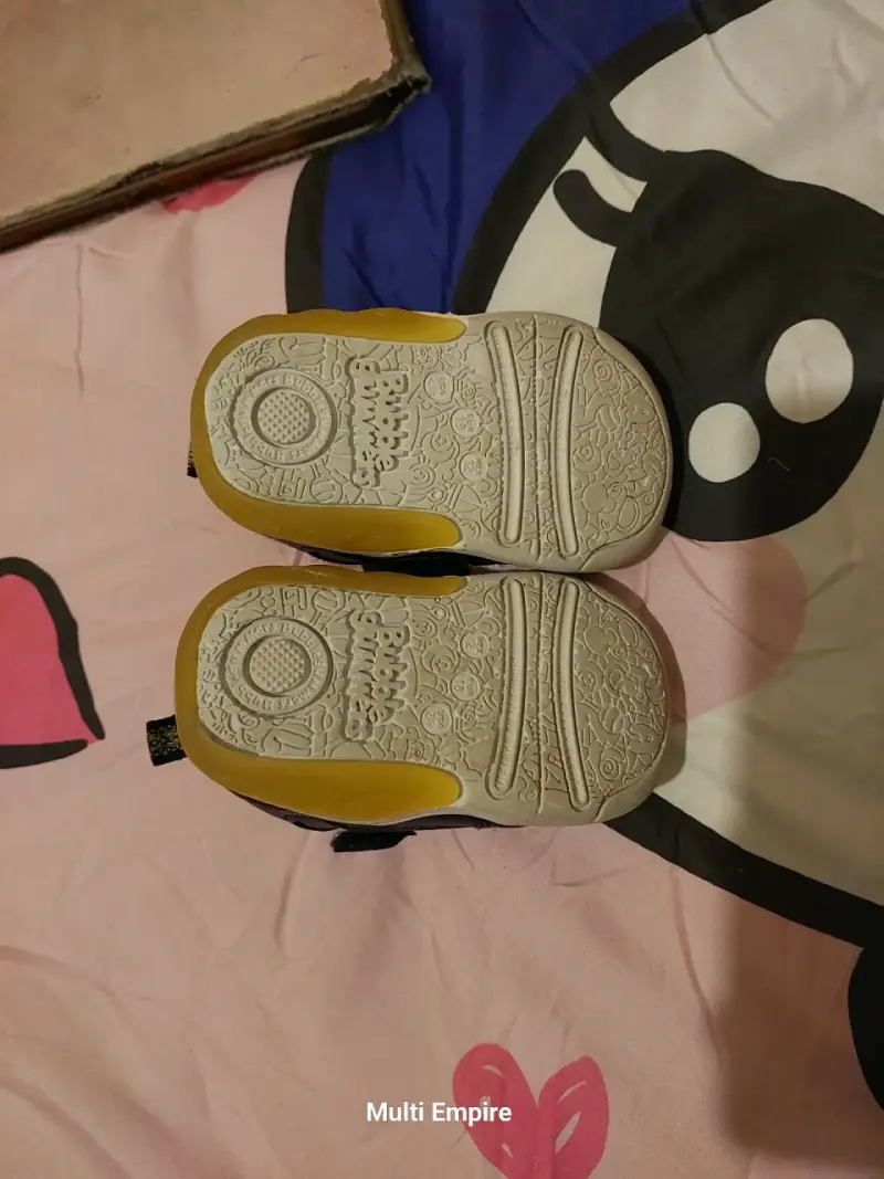 Zapatillas para niños Ortholite azul y amarillo - 2