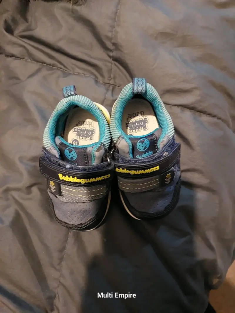 Zapatillas para bebé Bubblegummers azul marino - 1