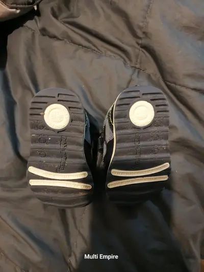 Zapatillas para bebé Bubblegummers azul marino - miniatura 2