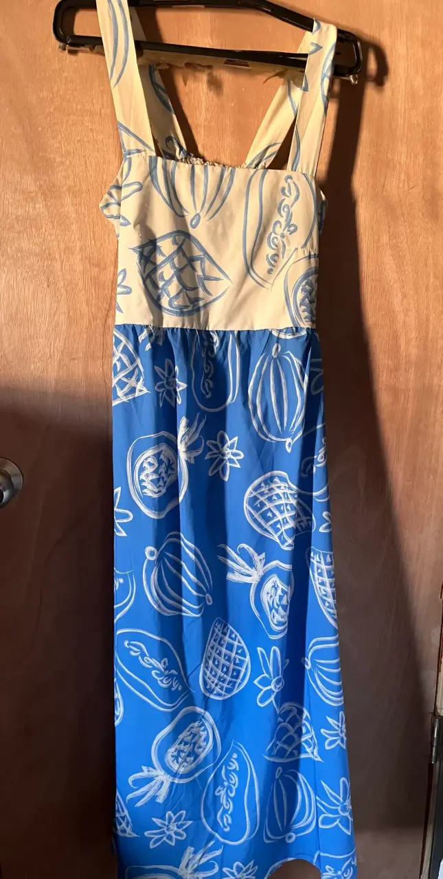 Vendo 3 Vestidos largos rosa, azul y blanco - 2