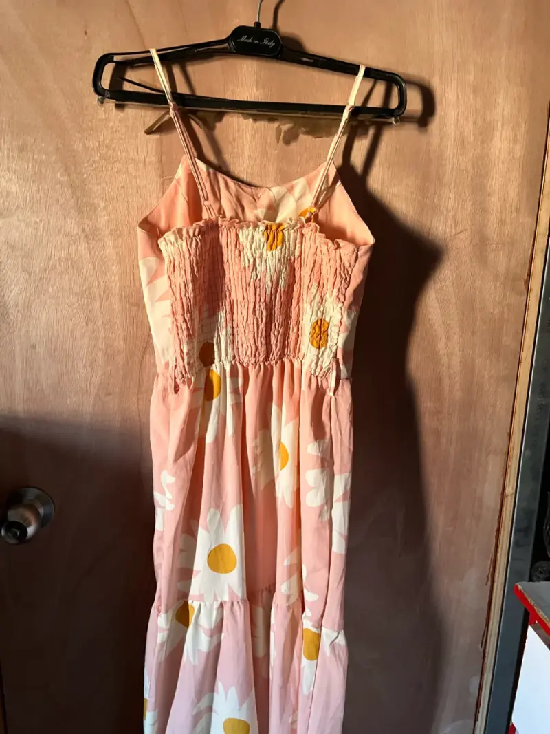 Vendo 3 Vestidos largos rosa, azul y blanco - 3