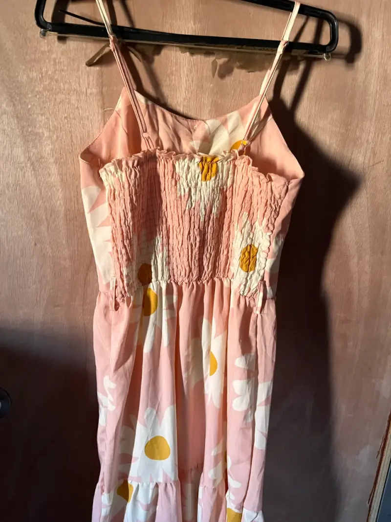 Vendo 3 Vestidos largos rosa, azul y blanco - 4