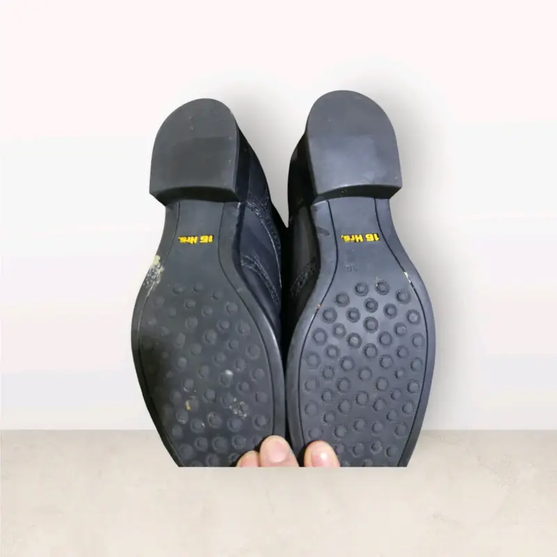 Zapatos de vestir negros 36 con diseño brogue - 2