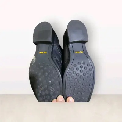 Zapatos de vestir negros 36 con diseño brogue - miniatura 2