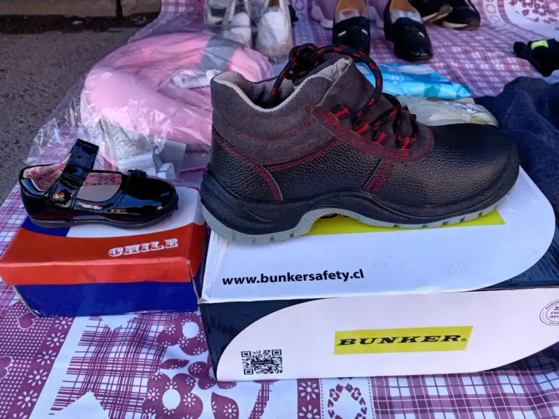 Botas de seguridad Bunker negras para trabajo