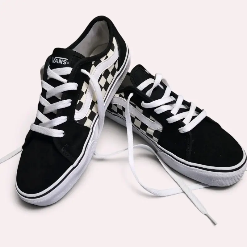 Zapatillas Vans Old Skool Checkerboard Mujer - 1
