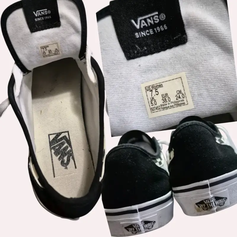 Zapatillas Vans Old Skool Checkerboard Mujer - 3