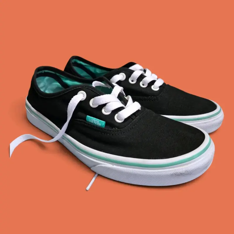 Zapatillas negras Vans casuales unisex - 3
