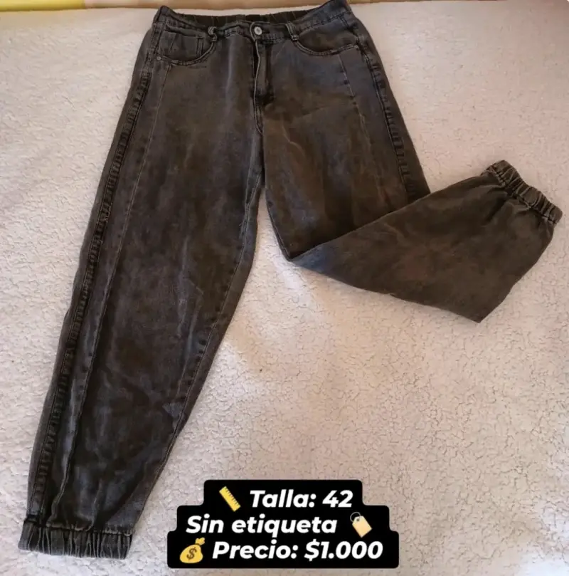 Pantalones de mezclilla talla 42 sin etiqueta