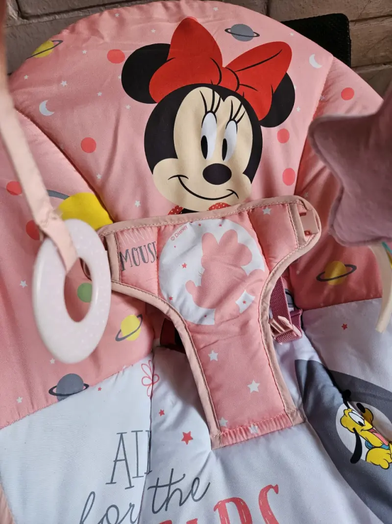 Silla mecedora para bebé Minnie Mouse rosa - 2