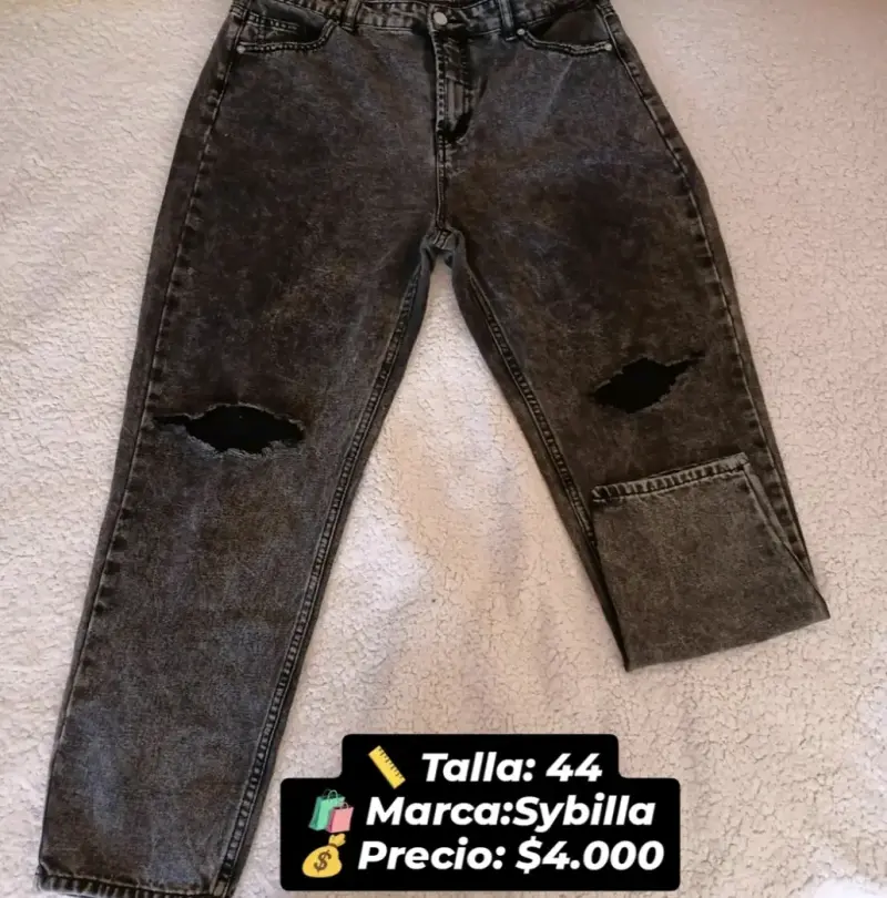 Jeans desgastados Sybilla talla 44
