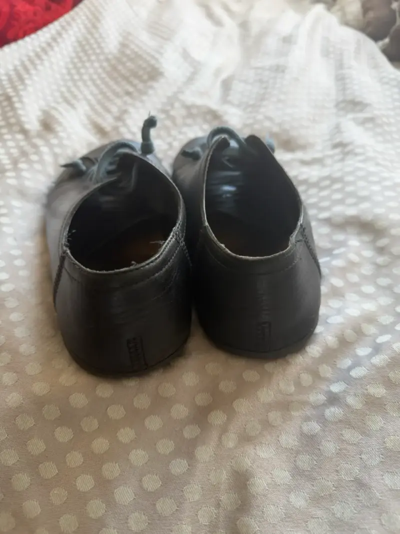 Zapatos de cuero negro con cordones Camper azules - 3