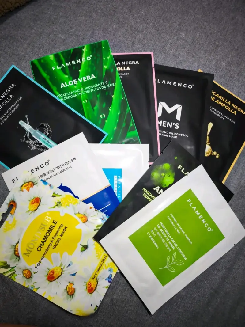 Set de 10 Mascarillas Faciales Hidratantes