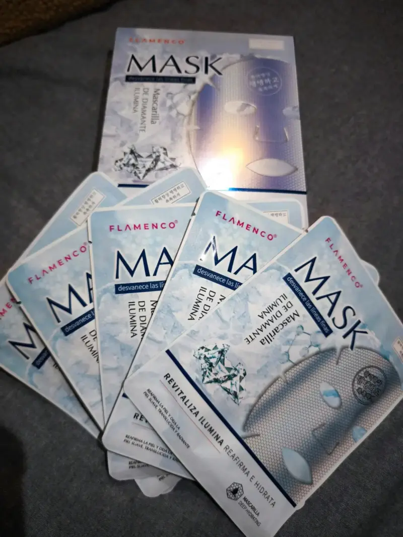 Mascarilla de Diamante Flamenco para Rejuvenecer
