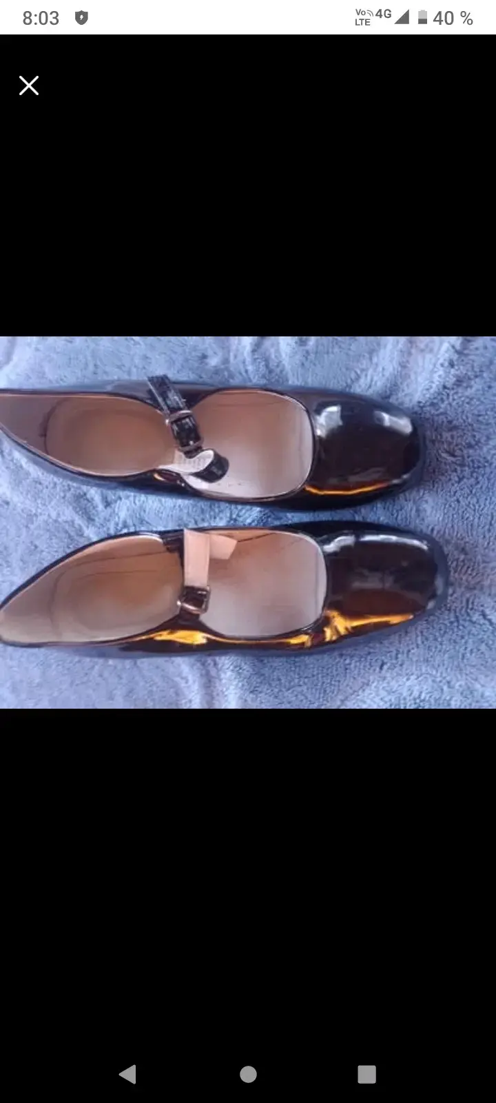 Zapatos de niña blancos con hebilla - 2